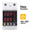 Protection Relay 220V 40A ADJUSTABLE Over Under VOLTAGE Over CURRENT